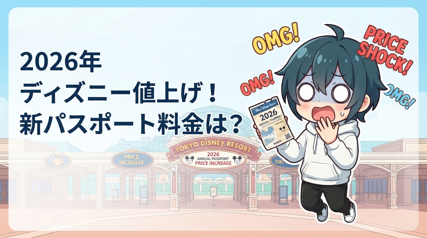 【2026年10月】ディズニーチケット値上げはいつから？12,400円の日と安く行くコツ